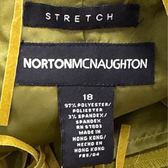 Nortonmcnaughton Womens Green Fringe Open Front Jacket Western Boho Style Sz 18 - Picture 8 of 9